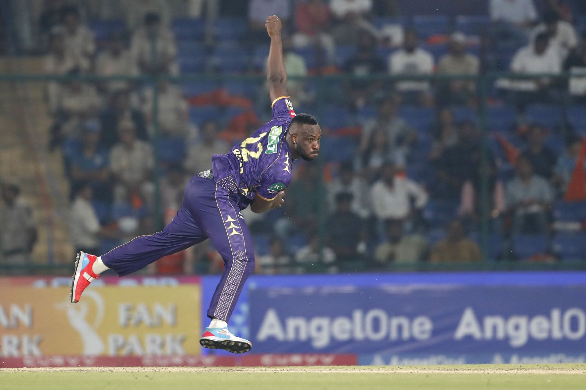 Andre Russell in KKR colours. (Credits: Getty)